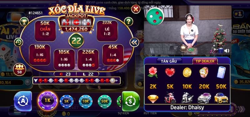 Giới thiệu về xóc đĩa online Rikvip