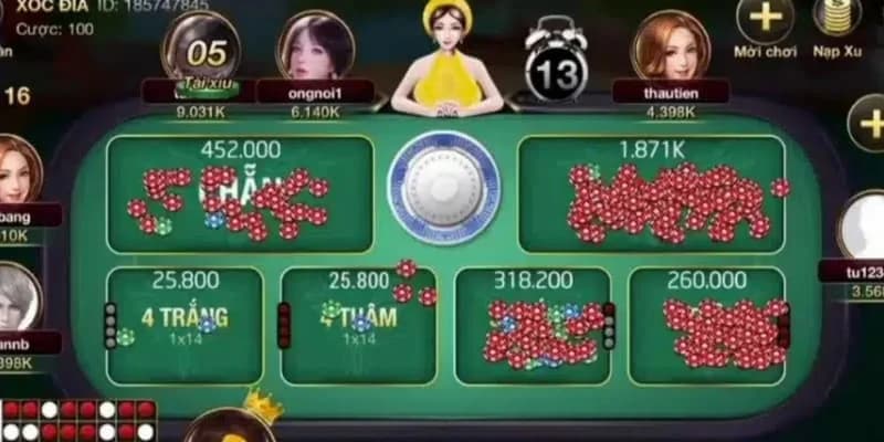 Hướng dẫn cách chơi xóc đĩa online Debet