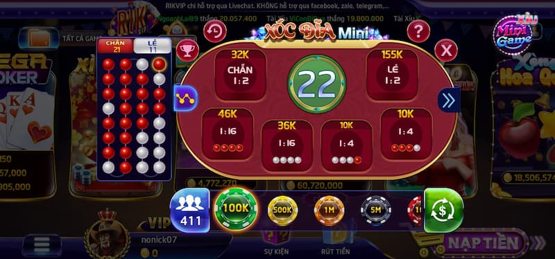 Tìm hiểu tổng quan về xóc đĩa online