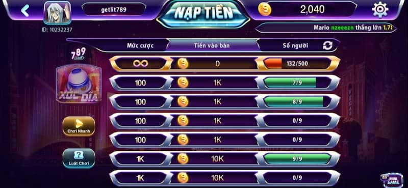 Ưu điểm của việc chơi xóc đĩa online 789club